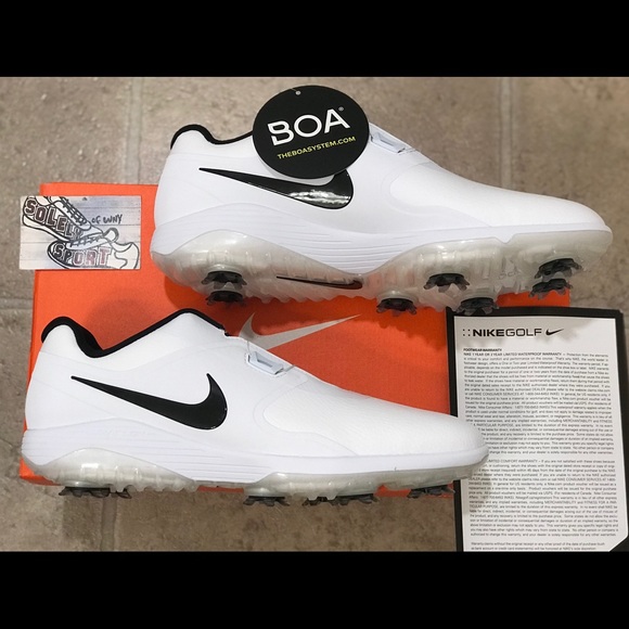 NEW Nike Vapor Pro BOA Waterproof Golf Shoes White - Picture 3 of 6